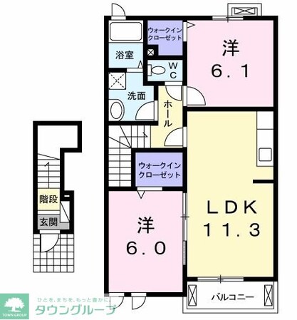 エデンIの物件間取画像